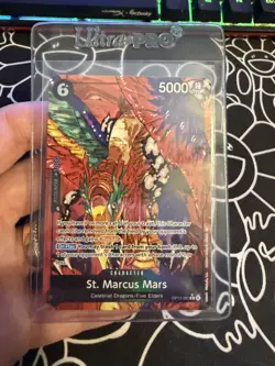 Namco St. Marcus Mars OP13-091 Carrying on His Will Alt Art Rare Foil English - Image 1