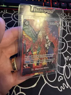 Namco St. Marcus Mars OP13-091 Carrying on His Will Alt Art Rare Foil English - Image 3
