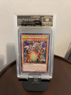 Yu-Gi-Oh! Armed Dragon Thunder LV7 Card GEM 10 Graded - Image 3