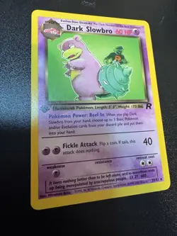 Pokemon Card - Dark Slowbro Team Rocket 1st Edition 29/82 Non-Holo Rare NM - Image 1