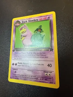 Pokemon Card - Dark Slowbro Team Rocket 1st Edition 29/82 Non-Holo Rare NM - Image 2