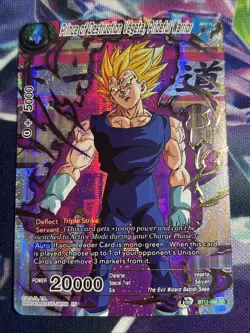 Prince of Destruction Vegeta Prideful Warrior Alt Foil Dragon Ball Super Card - Image 1