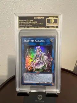 Yu-Gi-Oh! Traptrix Cularia 1st Edition Crown 10 Graded Card - Image 1