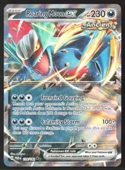 Roaring Moon ex 124/182 Paradox Rift Pokemon Card - Image 1