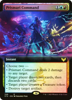 MTG FOIL Prismari Command - Strixhaven: School of Mages #348 - Image 1