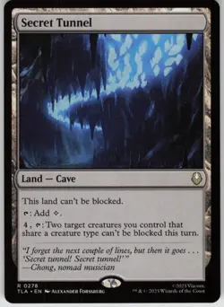 MTG Secret Tunnel Normal NM Avatar: The Last Airbender Magic 278 - Image 1