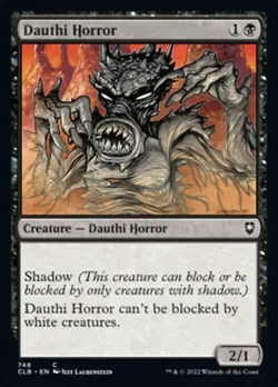MTG Baldur's Gate C Dauthi Horror #748 PLAYSET 4x x4 - Image 1