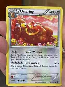 POKEMON URSARING RC16/RC25 RADIANT COLLECTION LEGENDARY TREASURES NM CARD - Image 1