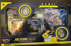 Pokemon TCG Jolteon VMAX Premium Collection Box Sealed Booster Full Art Promo - Image 1