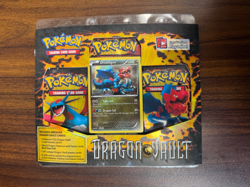 2012 POKEMON DRAGON VAULT DRUDDIGON PROMO 3 PACK BLISTER NEW SEALED RARE - Image 1