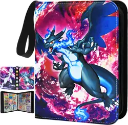 Card Binder for Pokemon Cards Holder Fits 900 Cards w/ 50 Removable Sleeves TCG - Image 1