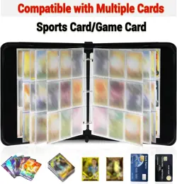 Card Binder for Pokemon Cards Holder Fits 900 Cards w/ 50 Removable Sleeves TCG - Image 2