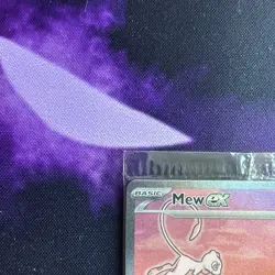 Mew ex SVP 053 Pokemon TCG Scarlet Violet 151 Black Star Promo Full Art SEALED - Image 2