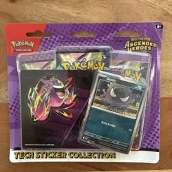 Pokemon Ascended Heroes Tech Sticker Collection Gastly - New - Image 1