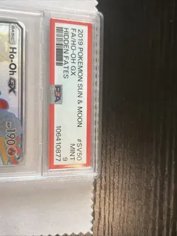 Pokemon PSA 9 Ho-Oh GX SV50/SV94 Sun & Moon Hidden Fates Shiny Vault Near Mint - Image 4