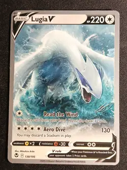 Lugia V 138/195 2023 World Championship Pokemon Gabriel Fernandez Deck - Image 1