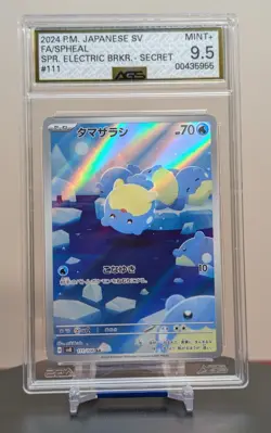 Pokemon Graded Spheal #111/106 Japanese Super Electric Breaker AGS 9.5 - Image 1