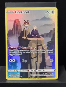 Pokemon Hoothoot TG12/TG30 Astral Radiance Trainer Gallery Full Art Holo - Image 2