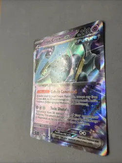 Pokemon TCG * SV Temporal Force * 81/162 Iron Crown ex Double Rare Holo * NM - Image 2
