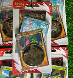 Pokemon Destined Rivals Checklane Blister Lot – 6 Pack Coin Promo Sealed - Image 2