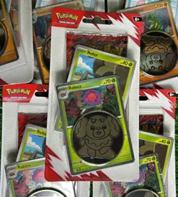 Pokemon Destined Rivals Checklane Blister Lot – 6 Pack Coin Promo Sealed - Image 3