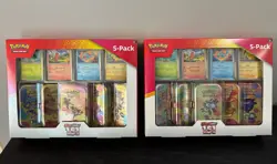 Pokemon Scarlet & Violet - 151 5-pack (BOTH BUNDLES) ( Tin Art Mary Vary) - Image 1