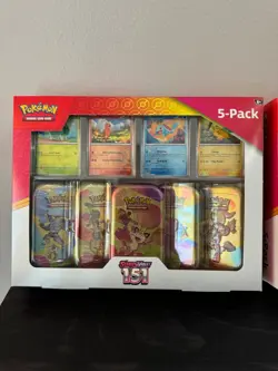 Pokemon Scarlet & Violet - 151 5-pack (BOTH BUNDLES) ( Tin Art Mary Vary) - Image 2