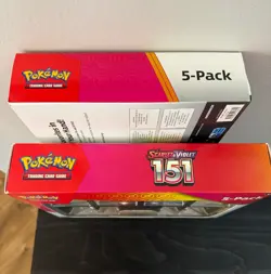 Pokemon Scarlet & Violet - 151 5-pack (BOTH BUNDLES) ( Tin Art Mary Vary) - Image 4