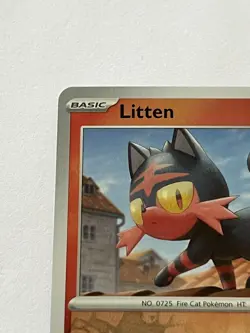 Litten 32 / 162 Pokemon S&V Temporal Forces 2024 Near Mint Reverse Holo - Image 5