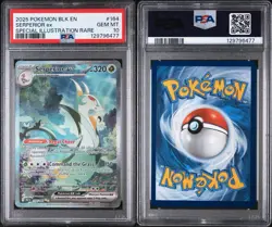 PSA 10 Serperior ex #164 Special Illustration Rare Pokemon Black Bolt English - Image 3
