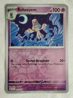 Beheeyem 74/162 Sv:05 Temporal Forces Reverse Holo Pokemon TCG - Image 1