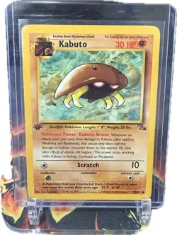 Pokemon TCG Kabuto 50/62 Fossil 1st Edition EN - Image 1