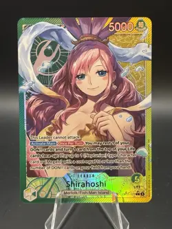 Shirahoshi OP11-022 Alt Art Leader One Piece TCG - Image 1