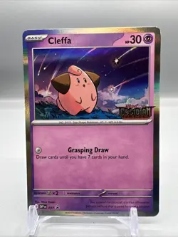 Pokemon SV: Scarlet & Violet Promo Cleffa - 037 (Prerelease) Card, NM - Image 3