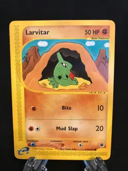 Larvitar 116/165 Expedition Common Pokemon TCG Card NM Never Played - Image 1