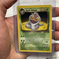 Dark Arbok Card 19/82 Non-Holo Rare, Team Rocket Series Pokemon Nintendo TCG NM - Image 1