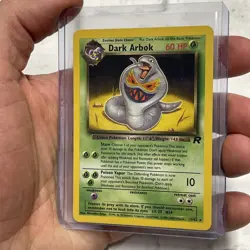 Dark Arbok Card 19/82 Non-Holo Rare, Team Rocket Series Pokemon Nintendo TCG NM - Image 2