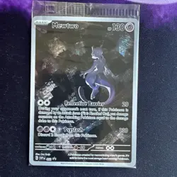 MEWTWO SVP 052 Scarlet Violet 151 Promo Illustration Rare Pokemon Card SEALED - Image 1