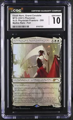 ELESH NORN, GRAND CENOBITE Phyrexian Secret Lair Foil Mythic CGC 10 MTG - Image 1