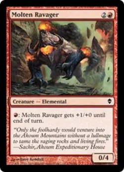 Molten Ravager X4 (Zendikar (2009)) MTG (NM) *CCGHouse* Magic - Image 1