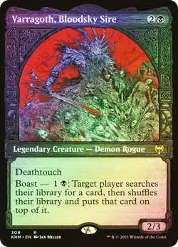 MTG FOIL Varragoth, Bloodsky Sire - Kaldheim #309 - Image 1