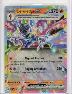 Ceruledge EX 36/191 Scarlet & Violet Surging Sparks Holo Rare Pokemon TCG - Image 1