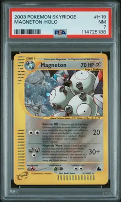 Magneton 2003 Pokemon Skyridge PSA 7 #H19 - Image 1