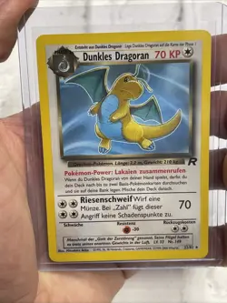 Pokemon Dunkles Dragoran #22/82 German Team Rocket Dark Dragonite NM Non Holo - Image 1
