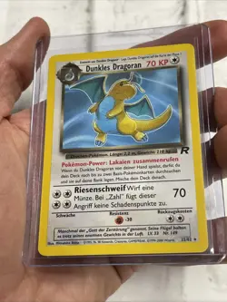 Pokemon Dunkles Dragoran #22/82 German Team Rocket Dark Dragonite NM Non Holo - Image 2
