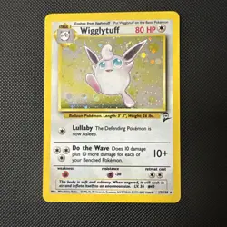 Wigglytuff 19/130 Holo Rare Pokemon Base Set 2 NM - Image 1