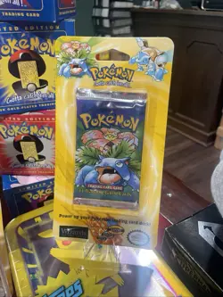 Pokemon Base Set Blister Pack Sealed possible shadowless 1999 Venusaur Art - Image 1
