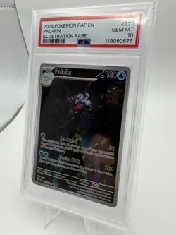 Pokemon Palafin SV: Paldean Fates Illustration Rare Holo #225/091 PSA 10 - Image 2