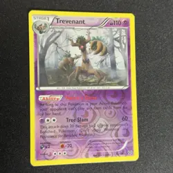 2014 Pokemon TCG Trevenant 55/146 Reverse Holo Rare X&Y Base Set XY English - LP - Image 1