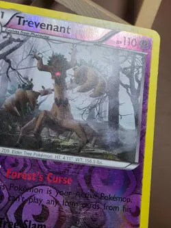 HP Pokemon TCG Trevenant 55/146 Reverse Holo Rare X&Y Base Set XY English - Image 3